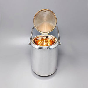 1960s Stunning Ice Bucket by Aldo Tura for Macabo. Made in Italy. Madinteriorart by Maden