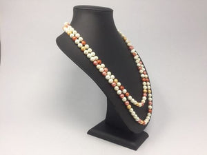 1960s Stunning Vintage Multicoloured Pastel Lucite Bead Necklace Madinteriorartshop by Maden