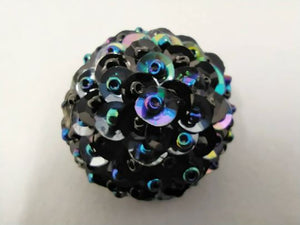 1960s Vintage Ball Earrings Clips Disco Earrings Madinteriorartshop by Maden