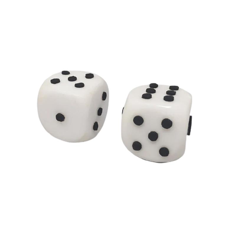 1970 Stunning Pair of Big Italian Marble Dices. Made in Italy Madinteriorartshop by Maden