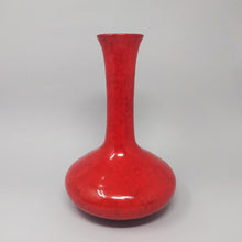 Load image into Gallery viewer, 1970s Amazing Italian Space Age Red Vase Madinteriorart by Maden
