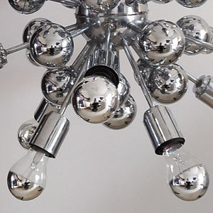 1970s Astonishing Chandelier Sputnik by Goffredo Reggiani in Chrome. Made in Italy Madinteriorart by Maden