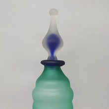 Load image into Gallery viewer, 1970s Astonishing Green and Blue Bottle in Murano Glass By Michielotto Madinteriorart by Maden
