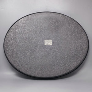1970s Astonishing Oval Metal Tray By Piero Fornasetti. Made in Italy Madinteriorart by Maden