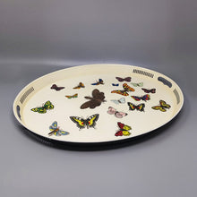 Load image into Gallery viewer, 1970s Astonishing Oval Metal Tray By Piero Fornasetti. Made in Italy Madinteriorart by Maden

