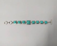 Load image into Gallery viewer, 1970s Astonishing Turquoise Bracelet Madinteriorartshop by Maden
