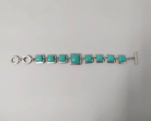 1970s Astonishing Turquoise Bracelet Madinteriorartshop by Maden