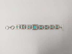 1970s Astonishing Turquoise Bracelet Madinteriorartshop by Maden