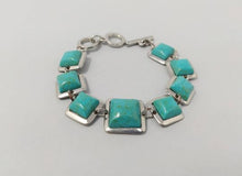 Load image into Gallery viewer, 1970s Astonishing Turquoise Bracelet Madinteriorartshop by Maden
