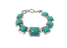 Load image into Gallery viewer, 1970s Astonishing Turquoise Bracelet Madinteriorartshop by Maden

