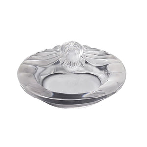 1970s Gorgeous Ashtray by Lalique. Made in France Madinteriorart by Maden