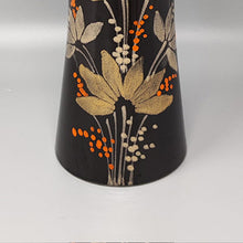 Load image into Gallery viewer, 1970s Gorgeous brown vase ceramic by SIC hand-painted. Made in Italy Madinteriorartshop by Maden
