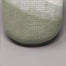 Load image into Gallery viewer, 1970s Gorgeous Green And White Vase in Ceramic by F.lli Brambilla. Made in Italy Madinteriorartshop by Maden
