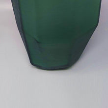 Load image into Gallery viewer, 1970s Gorgeous Green Polyedric Vase by Dogi in Murano Glass. Made in Italy Madinteriorart by Maden
