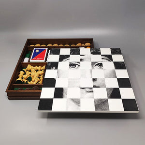 1970s Gorgeous Piero Fornasetti Board Game Set. Made in Italy Madinteriorart by Maden