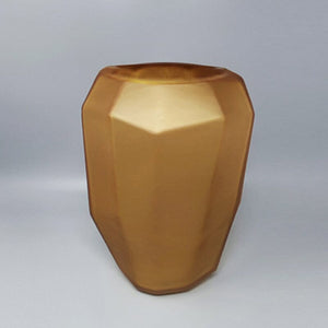 1970s Gorgeous Polyedric Vase by Dogi in Murano Glass. Made in Italy Madinteriorart by Maden