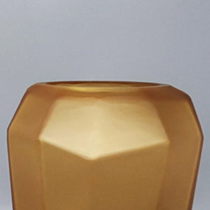 1970s Gorgeous Polyedric Vase by Dogi in Murano Glass. Made in Italy Madinteriorart by Maden
