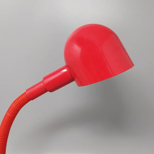 1970s Gorgeous Red Table Lamp by Veneta Lumi. Made in Italy Madinteriorart by Maden