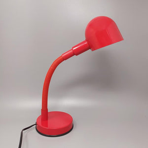 1970s Gorgeous Red Table Lamp by Veneta Lumi. Made in Italy Madinteriorart by Maden