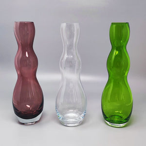 1970s Gorgeous Set of 3 Vases in Murano Glass by Nason. Made in Italy Madinteriorart by Maden