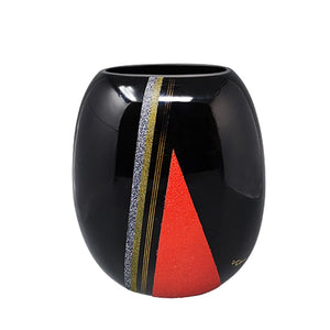 1970s Gorgeous vase in Murano glass by Linea Fontana. Made in Italy Madinteriorartshop by Maden