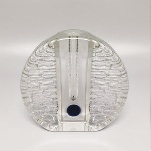 1970s Gorgeous Walther Glass Bullseye Vase by Heiner Düsterhaus. Made in Germany Madinteriorart by Maden