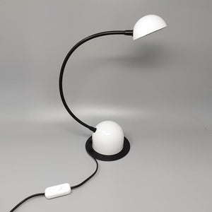 1970s Gorgeous White Table Lamp by Veneta Lumi. Made in Italy Madinteriorart by Maden