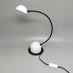 1970s Gorgeous White Table Lamp by Veneta Lumi. Made in Italy Madinteriorart by Maden