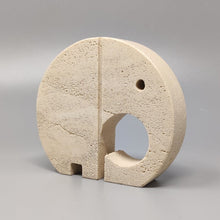 Load image into Gallery viewer, 1970s Original Big Travertine Elephant Sculpture by Enzo Mari for F.lli Mannelli scultura Madinteriorart by Maden
