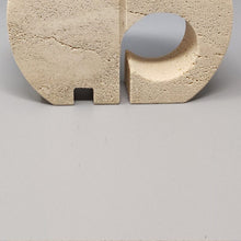 Load image into Gallery viewer, 1970s Original Big Travertine Elephant Sculpture by Enzo Mari for F.lli Mannelli scultura Madinteriorart by Maden
