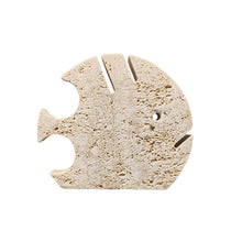 Load image into Gallery viewer, 1970s Original Big Travertine Fish Sculpture by Enzo Mari for F.lli Mannelli Madinteriorart by Maden
