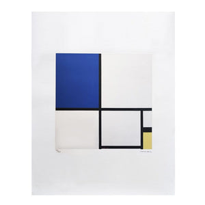 1970s Original Gorgeous Piet Mondrian "Composition" Limited Edition Lithograph Madinteriorart by Maden