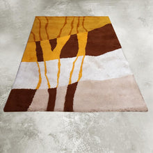 Load image into Gallery viewer, 1970s Original Stunnig Space Age Rug in Wool. Made in Italy Madinteriorart by Maden
