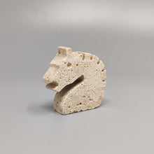 Load image into Gallery viewer, 1970s Original Travertine Horse Sculpture by Enzo Mari for F.lli Mannelli Madinteriorart by Maden
