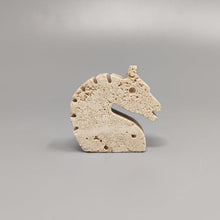 Load image into Gallery viewer, 1970s Original Travertine Horse Sculpture by Enzo Mari for F.lli Mannelli Madinteriorart by Maden
