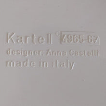 Load image into Gallery viewer, 1970s Pair of vintage White Plastic Modular Cabinets by Anna Castelli Ferrieri for Kartell. Made in Italy Madinteriorart by Maden
