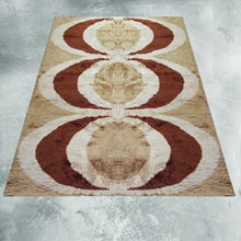 Load image into Gallery viewer, 1970s Stunning Geometric Space Age Rug in Wool. Made in Italy Madinteriorart by Maden
