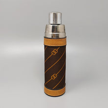 Load image into Gallery viewer, 1970s Stunning GUCCI Brown Monogram Canvas Thermos Vacuum Flask. Made in Italy Madinteriorart by Maden
