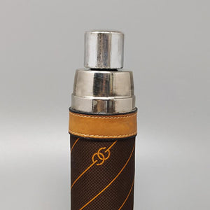 1970s Stunning GUCCI Brown Monogram Canvas Thermos Vacuum Flask. Made in Italy Madinteriorart by Maden