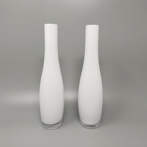 1970s Stunning Pair of Vases by Dogi in Murano Glass. Made in Italy Madinteriorart by Maden