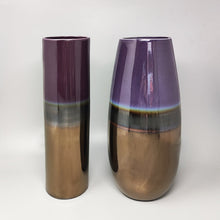 Load image into Gallery viewer, 1970s Stunning Pair of Vases in Ceramic by F.lli Brambilla. Made in Italy Madinteriorart by Maden
