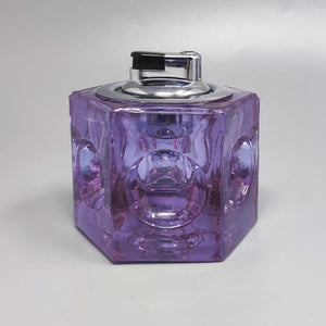 1970s Stunning Purple Smoking Set By Antonio Imperatore in Murano Glass. Made in Italy Madinteriorart by Maden