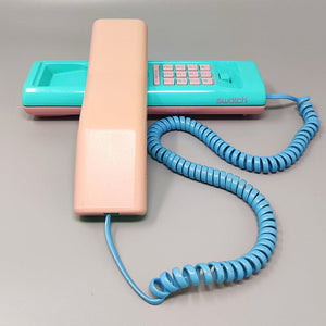 1980s (1989) Gorgeous Swatch Twin Phone "1st Model". Memphis Style Madinteriorartshop by Maden