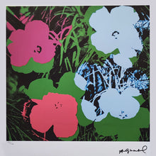 Load image into Gallery viewer, 1980s Gorgeous Andy Warhol &quot;Flowers&quot; Limited Edition Lithograph Madinteriorart by Maden
