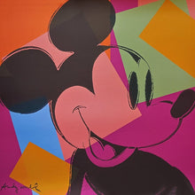 Load image into Gallery viewer, 1980s Gorgeous Andy Warhol &quot;Mickey Mouse&quot; Limited Edition Lithograph by CMOA Madinteriorart by Maden
