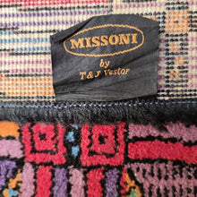 Load image into Gallery viewer, 1980s Gorgeous Geometric Italian Woolen Rug by Missoni for T&amp;J Vestor Madinteriorart by Maden
