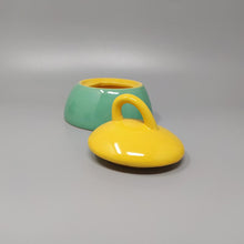 Load image into Gallery viewer, 1980s Gorgeous Green and Yellow Tea Set/Coffee Set in Ceramic by Naj Oleari. Made in Italy Madinteriorartshop by Maden
