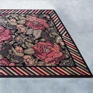 1980s Gorgeous Italian Woolen Rug by Missoni for T&J Vestor Madinteriorart by Maden