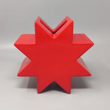 Load image into Gallery viewer, 1980s Gorgeous Red Vase &quot;Hsing&quot; by Ettore Sottsass. Made in Italy Madinteriorart by Maden
