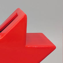 Load image into Gallery viewer, 1980s Gorgeous Red Vase &quot;Hsing&quot; by Ettore Sottsass. Made in Italy Madinteriorart by Maden
